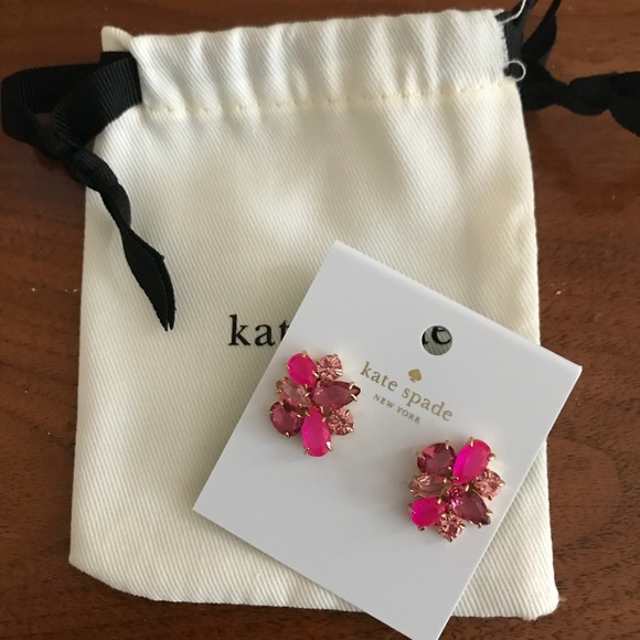 kate spade Jewelry - NWT Kate Spade Pink Cluster Earrings